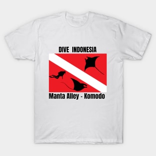 Manta Alley - Komodo National Park - Dive Indonesia T-Shirt